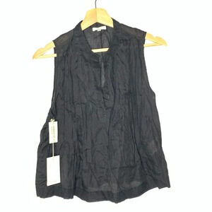 Aritzia Wilfred Corot blouse black xs